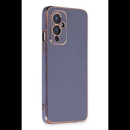 One Plus 9 Kılıf Volet Silikon - Mavi