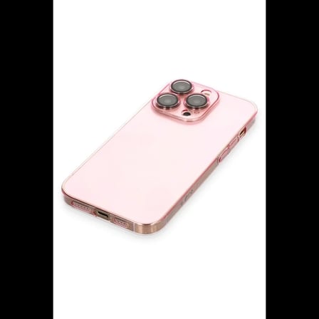 Apple iPhone 14 Pro Kılıf Armada Lensli Kapak - Rose Gold
