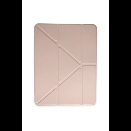 Samsung Galaxy T870 Tab S7 11 Kılıf Kalemlikli Mars Tablet Kılıfı - Rose Gold