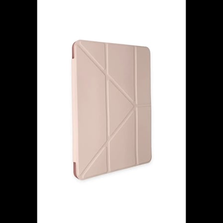 Samsung Galaxy T870 Tab S7 11 Kılıf Kalemlikli Mars Tablet Kılıfı - Rose Gold