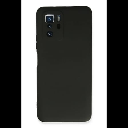 Xiaomi Poco X3 GT Kılıf Nano içi Kadife Silikon - Siyah