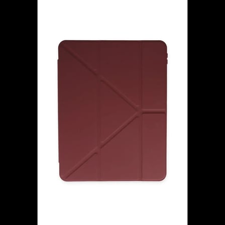 Apple İpad 10.2 (8.Nesil) Kılıf Kalemlikli Mars Tablet Kılıfı - Mürdüm