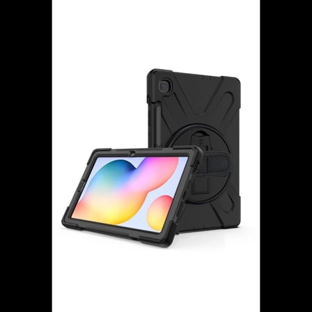 Samsung Galaxy P610 Tab S6 Lite 10.4 Kılıf Amazing Tablet Kapak - Siyah