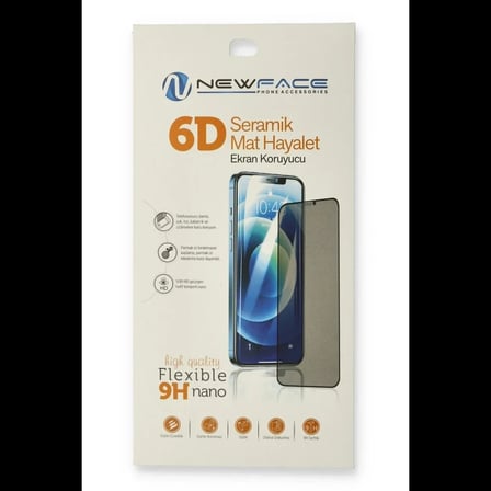 Apple iPhone 12 Pro Max 6D Mat Seramik Hayalet Nano Ekran Koruyucu
