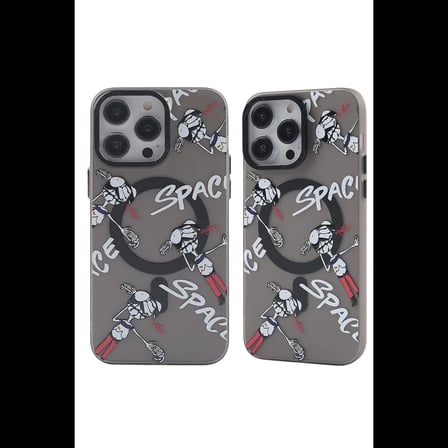 Apple iPhone 13 Pro Kılıf Apollo Magneticsafe Desenli Kapak - Apollo Siyah - 3