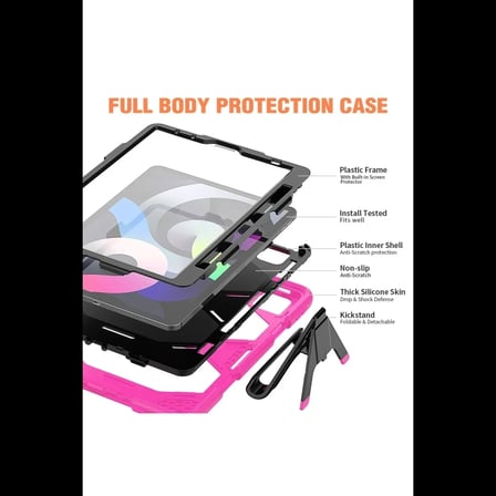 Apple iPad Pro 11 (2020) Kılıf Griffin Tablet Kapak - Pembe
