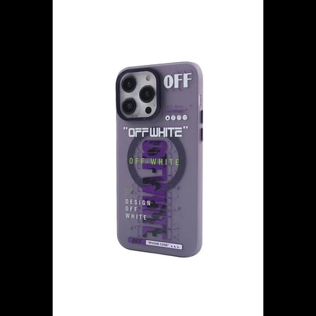 Apple iPhone 13 Pro Kılıf Apollo Magneticsafe Desenli Kapak - Apollo Mor - 3