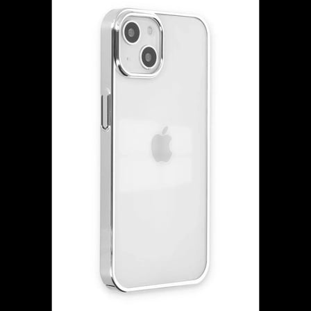 Apple iPhone 14 Plus Kılıf Element Silikon - Gümüş