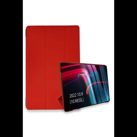 Apple iPad 2025 10.9 10.Nesil (A16) Kılıf Tablet Smart Kılıf - Kırmızı
