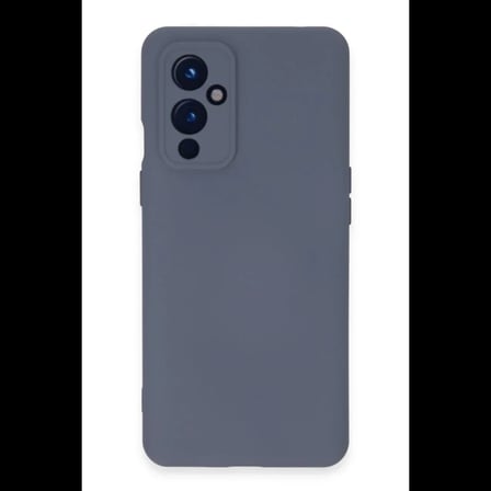 One Plus 9 Kılıf Nano içi Kadife Silikon - Gri