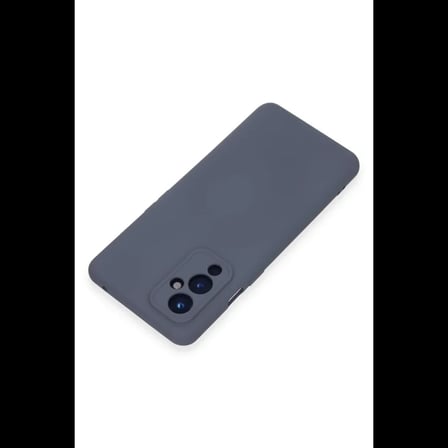 One Plus 9 Kılıf Nano içi Kadife Silikon - Gri