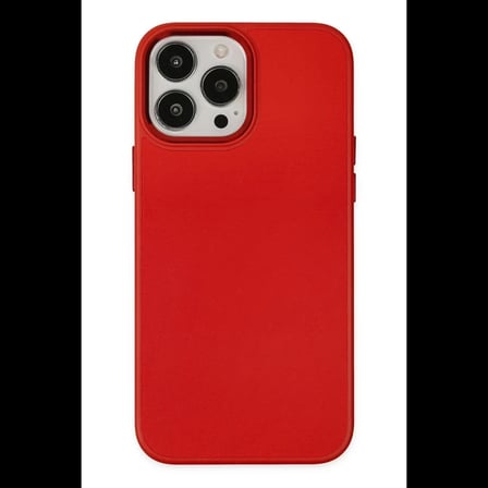 Apple iPhone 13 Pro Kılıf Asya Deri Silikon - Kırmızı