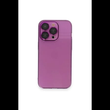 Apple iPhone 14 Pro Kılıf Armada Lensli Kapak - Mor