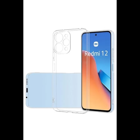 Xiaomi Redmi 12 Kılıf Lüx Şeffaf Silikon