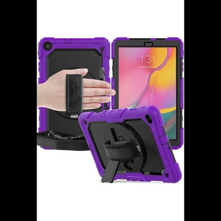 Samsung Galaxy T510 Tab A 10.1 Kılıf Pars Tablet Kapak - Mor