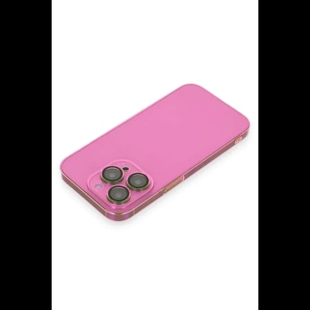 Apple iPhone 13 Pro Max Kılıf Armada Lensli Kapak - Pembe