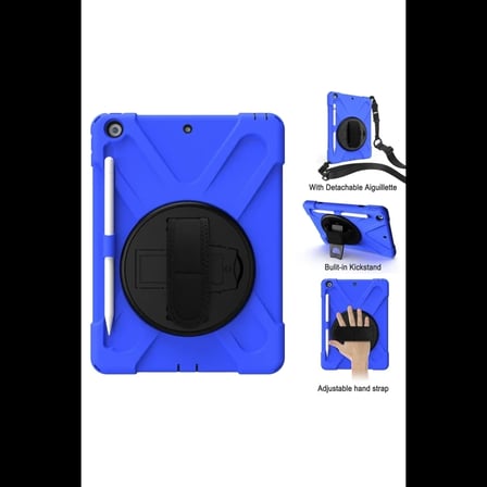 Apple iPad 5 Air 9.7 Kılıf Amazing Tablet Kapak - Mavi
