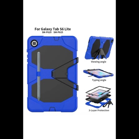 Samsung Galaxy T500 Tab A7 10.4 Kılıf Griffin Tablet Kapak - Mavi