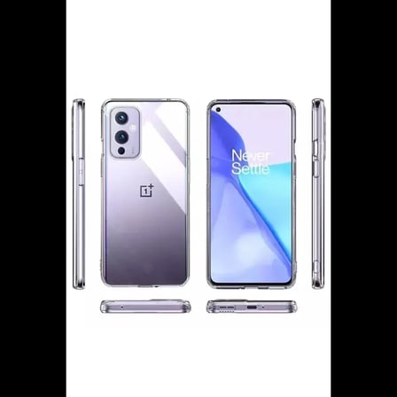 One Plus 9 Kılıf Lüx Şeffaf Silikon