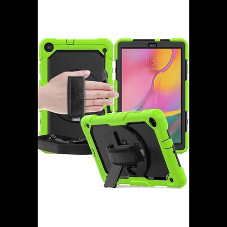 Samsung Galaxy T510 Tab A 10.1 Kılıf Pars Tablet Kapak - Yeşil