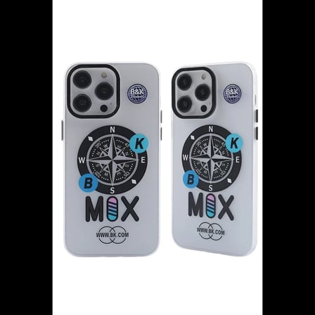 Apple iPhone 14 Pro Kılıf Apollo Magneticsafe Desenli Kapak - Apollo Şeffaf - 3