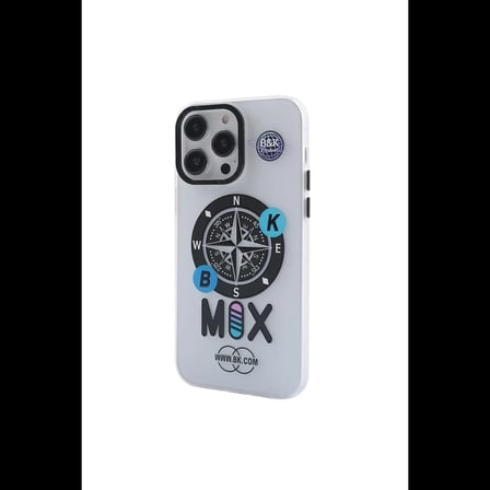 Apple iPhone 14 Pro Kılıf Apollo Magneticsafe Desenli Kapak - Apollo Şeffaf - 3