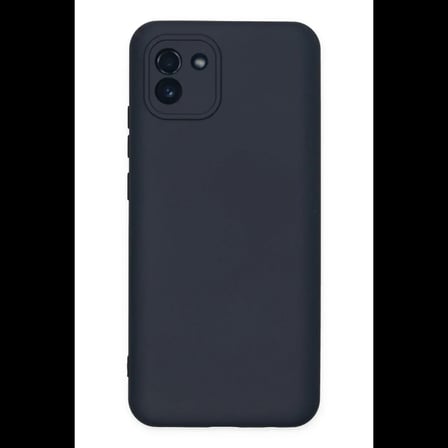 Samsung Galaxy A03 Kılıf Nano içi Kadife Silikon - Lacivert