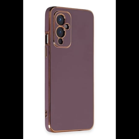 One Plus 9 Kılıf Volet Silikon - Mor