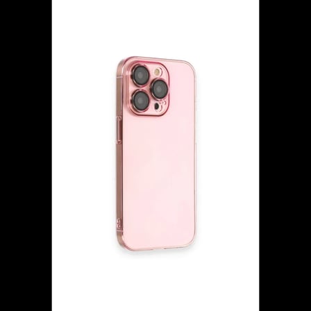 Apple iPhone 13 Pro Max Kılıf Armada Lensli Kapak - Rose Gold