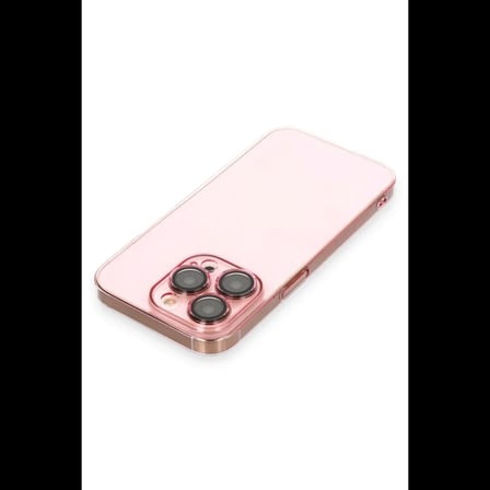 Apple iPhone 13 Pro Max Kılıf Armada Lensli Kapak - Rose Gold