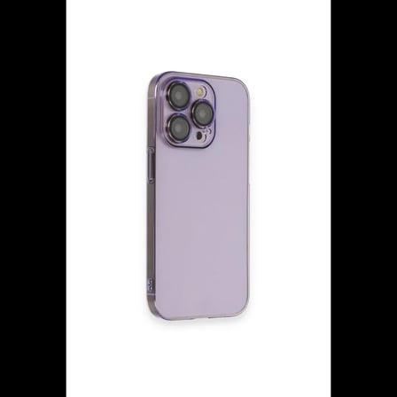 Apple iPhone 13 Pro Kılıf Armada Lensli Kapak - Lila
