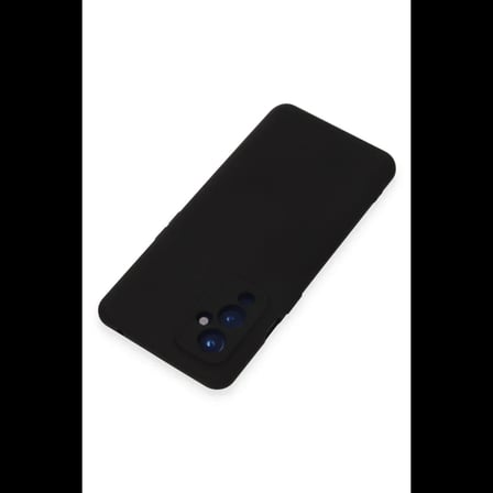 One Plus 9 Kılıf Nano içi Kadife Silikon - Siyah