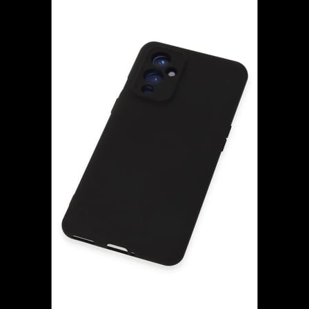 One Plus 9 Kılıf Nano içi Kadife Silikon - Siyah