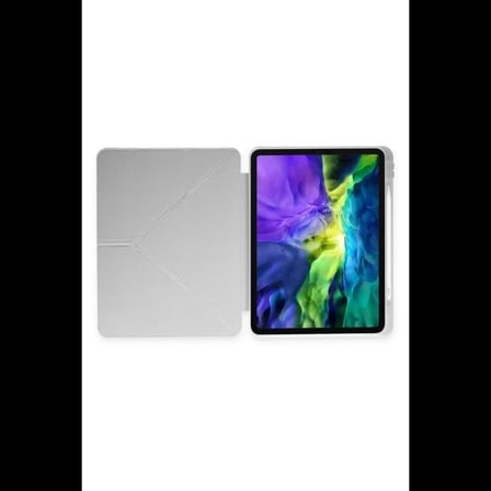 Apple iPad Air 4 10.9 Kılıf Kalemlikli Mars Tablet Kılıfı - Gri