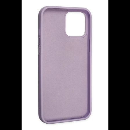 Apple iPhone 12 Pro Max Kılıf Asya Deri Silikon - Lila