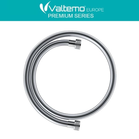 VALTEMO 90 CM PİRİNÇ SOMUN NEOFLEX KROM DUŞ HORTUMU