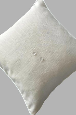 Kırlent Kılıfı 45x45 3'lü Marin Set Nakışlı Balık Desen + Düz Su İtici Outdoor Keten Tekne Bahçe
