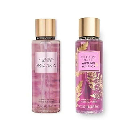 VICTORIA'S SECRET Velvet Petals-Autumn Blossom Vücut Spreyi İkili Set