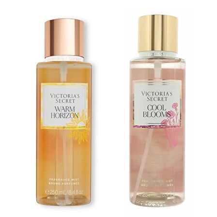 VICTORIA'S SECRET Warm Horizon-Cool Blooms Vücut Spreyi İkili Set