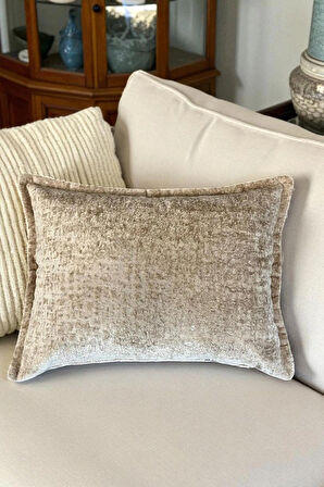 İthal Kadife Dekoratif Kırlent Kılıfı 35x50 cm – Yumuşak Dokulu Dikdörtgen Yastık ve Ev Aksesuarı
