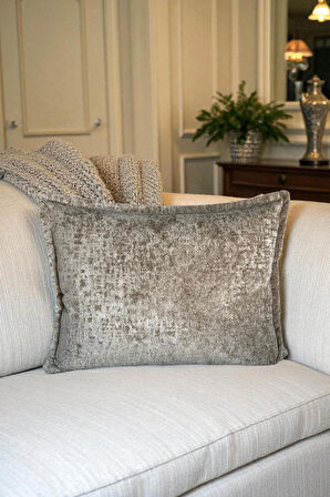  Kırlent İthal Kadife Kumaş - 35x50cm Yumuşak Dokulu Dekoratif Özel Tasarım Kırlent Kılıfı - S02