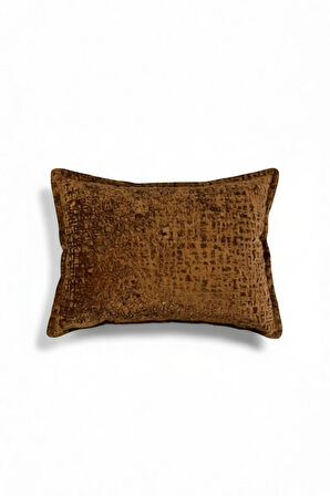  Kırlent İthal Kadife Kumaş - 35x50cm Yumuşak Dokulu Dekoratif Özel Tasarım Kırlent Kılıfı - S06