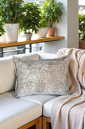 İthal Kadife Dekoratif Kırlent Kılıfı 35x50 cm – Yumuşak Dokulu Dikdörtgen Yastık ve Ev Aksesuarı