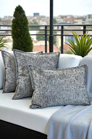 İthal Kadife Dekoratif 3'lü Kırlent Kılıfı Seti – Yumuşak Dokulu Dekoratif Yastık ve Ev Aksesuarı
