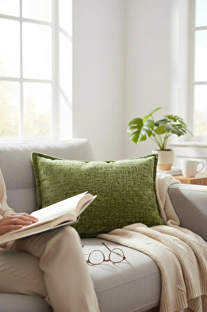 Kırlent İthal Kadife Kumaş 3'lü Set - Yumuşak Dokulu Dekoratif Özel Tasarım Kırlent Kılıfı - S10