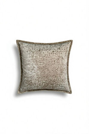 Kırlent İthal Kadife Kumaş - 45X45cm Yumuşak Dokulu Dekoratif Özel Tasarım Kırlent Kılıfı - S02