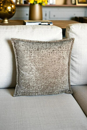 İthal Kadife Dekoratif Kırlent Kılıfı 45x45 cm – Yumuşak Dokulu Kare Yastık ve Ev Aksesuarı