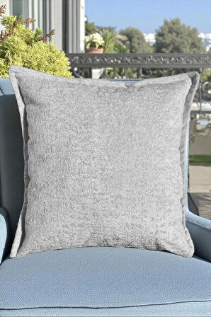   Kırlent İthal Kadife Kumaş - 45X45cm Yumuşak Dokulu Dekoratif Özel Tasarım Kırlent Kılıfı - S09