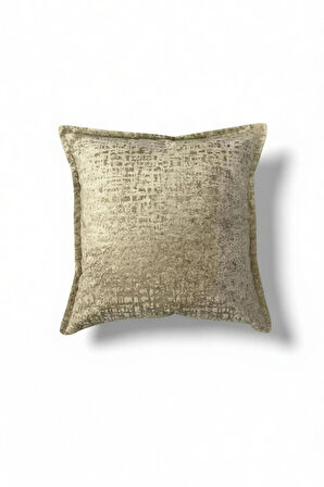  Kırlent İthal Kadife Kumaş - 45X45cm Yumuşak Dokulu Dekoratif Özel Tasarım Kırlent Kılıfı - S03