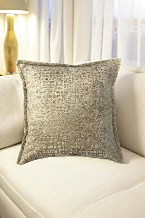  Kırlent İthal Kadife Kumaş - 45X45cm Yumuşak Dokulu Dekoratif Özel Tasarım Kırlent Kılıfı - S03